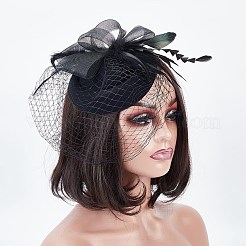 3 Sets 3 Colors Mesh Veil Hair Bands&nbsp;MRMJ-WR0001-05