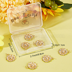 8Pcs Brass Pendants&nbsp;KK-BBC0002-54