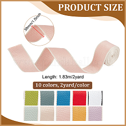 20Yards 10 Colors Polyester Ribbons&nbsp;OCOR-PH0036-83