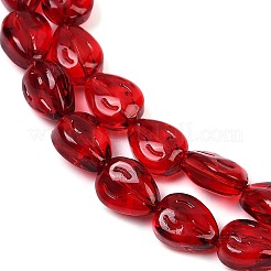 Transparent Glass Beads Strands&nbsp;GLAA-H038-03E