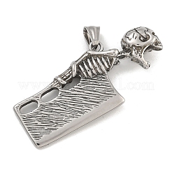 304 Stainless Steel Big Pendants&nbsp;STAS-D110-03AS