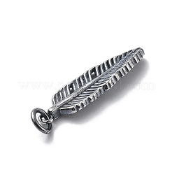 925 Sterling Silver Pendants with Jump Rings&nbsp;LS-STER-R001-03S-01