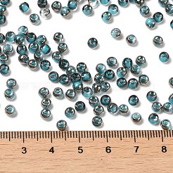 Transparent Inside Colours Glass Seed Beads&nbsp;SEED-H002-A-C223