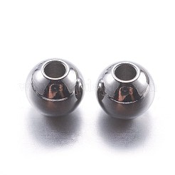 Tarnish Resistant 201 Stainless Steel Beads&nbsp;STAS-G162-01P-3mm