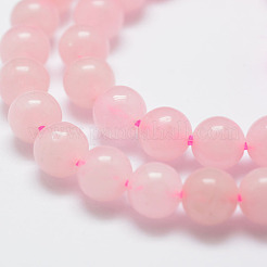 Natural Rose Quartz Bead Strands&nbsp;X-G-G664-01