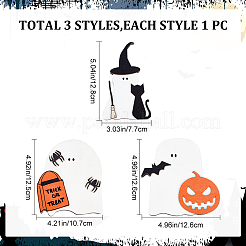 Halloween Themed Wood Display Decorations&nbsp;DJEW-WH0001-20