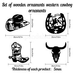 MDF Wood Wall Art Decorations&nbsp;HJEW-WH0049-026