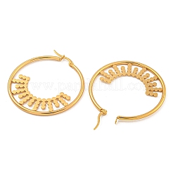 304 Stainless Steel Huggie Hoop Earrings&nbsp;EJEW-P282-01C-G