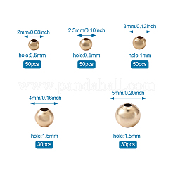 Brass Round Spacer Beads&nbsp;KK-CD0001-08G-NR