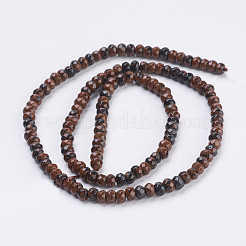 Natural Mahogany Obsidian Beads Strands&nbsp;G-K255-20