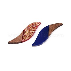 Opaque Resin and Walnut Wood Big Pendants&nbsp;RESI-T060-21A