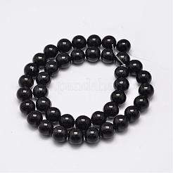 Natural Eyeless Obsidian Beads Strands&nbsp;G-K123-06-10mm