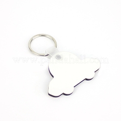 Sublimation Double-Sided Blank MDF Keychains&nbsp;ZXFQ-PW0001-047