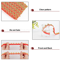 Sparkle Polyester Lace Ribbon&nbsp;OCOR-WH0080-32D