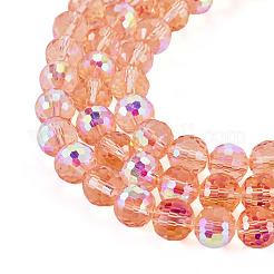 1 Strand Electroplate Transparent Glass Beads Strands&nbsp;EGLA-TADJ0001-15D