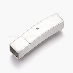 304 Stainless Steel Bayonet Clasps&nbsp;STAS-O114-046MP-C