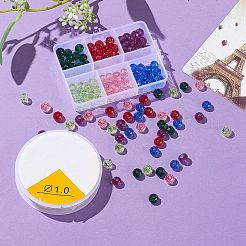 DIY Transparent Beads Bracelet Making Kit&nbsp;DIY-YW0004-40