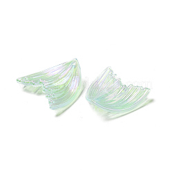 UV Plating Rainbow Iridescent Transparent Acrylic Pendants&nbsp;PACR-M002-09F