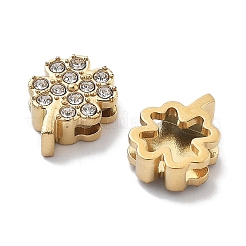 PVD Vacuum Plating 304 Stainless Steel Crystal Rhinestone Beads&nbsp;SATS-R130-02G-01