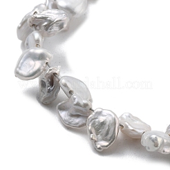 Natural Baroque Keshi Pearl Beads Strands&nbsp;PEAR-P064-06D-04A
