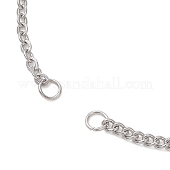 304 Stainless Steel Cable Chain Twisted Chain Slider Bracelet Making&nbsp;AJEW-JB01509-02