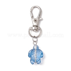 Sea Turtle Transparent Glass Pendant Decoration&nbsp;HJEW-JM02262