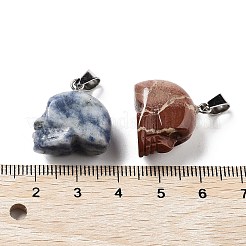 Natural & Synthetic Mixed Gemstone Pendants&nbsp;G-P520-04P