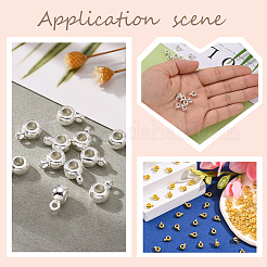 160Pcs 2 Colors Alloy Tube Bails&nbsp;FIND-SP0004-47