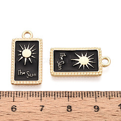 Alloy Enamel Pendants&nbsp;PALLOY-N179-23MG