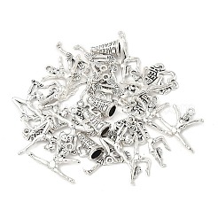 30Pcs 6 Styles Cheerleading Theme Alloy Pendants&nbsp;FIND-FP0001-34