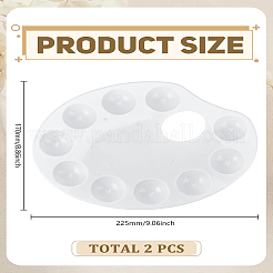 2Pcs PP Plastic Palette&nbsp;DIY-LP0004-17