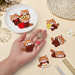 8Pcs 8 Styles Bear Theme Polyester Clothing Patches&nbsp;PATC-MA0001-60