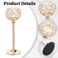 Iron Candle Holder&nbsp;AJEW-WH0880-02G