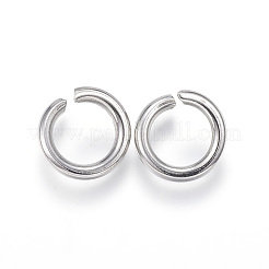 Non-Tarnish 304 Stainless Steel Open Jump Rings&nbsp;X-STAS-E113-10P