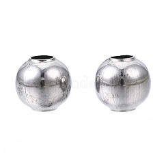 Round 304 Stainless Steel Beads&nbsp;STAS-TAC0004-4mm-P