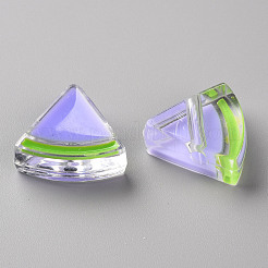Transparent Enamel Acrylic Beads&nbsp;TACR-S155-001J