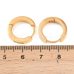 304 Stainless Steel Clear Cubic Zirconia Hoop Earrings&nbsp;EJEW-L307-12G-01