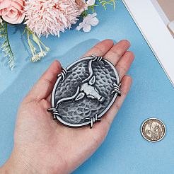 1Pc Tibetan Style Alloy Belt Buckles&nbsp;FIND-GF0009-31AS