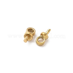 304 Stainless Steel Cup Pearl Peg Bails Pin Pendants&nbsp;STAS-L300-004A-G