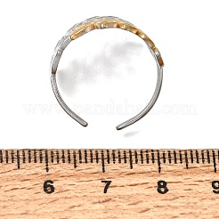 304 Stainless Steel Cuff Open Rings for Women&nbsp;SA-CBA7062-19GP