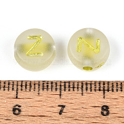 Luminous Frosted Acrylic Beads&nbsp;FACR-T008-02Z