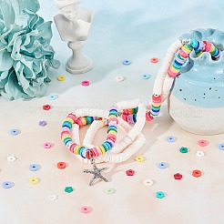 16 Strands 16 Styles Handmade Polymer Clay Beads&nbsp;CLAY-SC0001-24