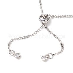 304 Stainless Steel Satellite Chain Cable Chain Slider Bracelet Making&nbsp;AJEW-JB01577-02