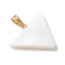 Natural Freshwater Shell Pendants&nbsp;PALLOY-JF05137-01