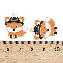 Thanksgiving Theme Alloy Enamel Pendants&nbsp;FIND-I065-04B-G