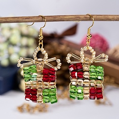DIY Christmas Gift Earring Making Kits&nbsp;DIY-JP0005-70
