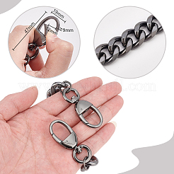 1Pc Aluminum Alloy Bag Extension Chains&nbsp;FIND-PH0026-08