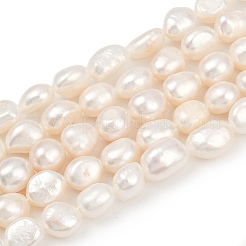 Natural Cultured Freshwater Pearl Beads Strands&nbsp;PEAR-P064-20N-01A