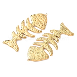Textured 304 Stainless Steel Big Pendants&nbsp;STAS-Z177-04G