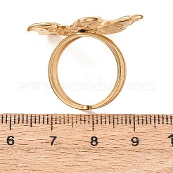 304 Stainless Steel Cuff Open Rings for Women&nbsp;RJEW-C162-01A-G